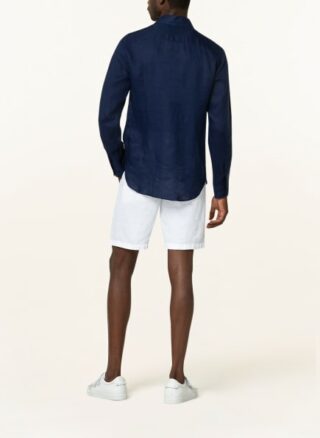 ORLEBAR BROWN Giles Smart Linen Leinenhemd Herren, Blau