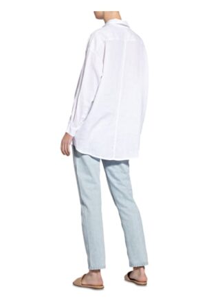 Ottod'ame Hemdbluse Aus Leinen weiss