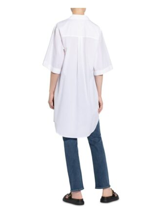Ottod'ame Oversized-Blusenshirt weiss