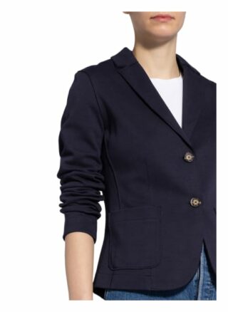 Oui Piqué-Blazer blau