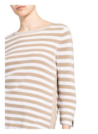 Oui Pullover Mit 3/4-Arm beige