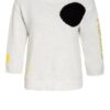 Oui Pullover Mit 3/4-Arm grau