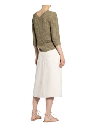 Oui Pullover Mit 3/4-Arm gruen