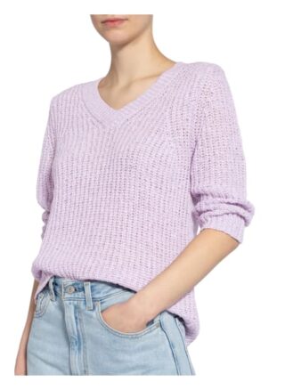 Oui Pullover Mit 3/4-Arm violett