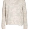 Oui Pullover Mit Glitzergarn beige