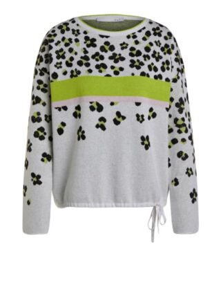 Oui Pullover Damen, Grau