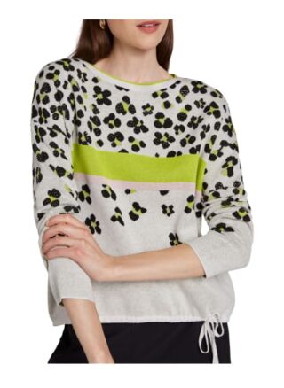 Oui Pullover Damen, Grau