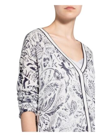 Oui Strickjacke blau