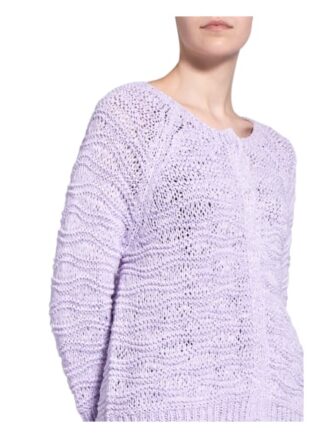 Oui Strickjacke violett