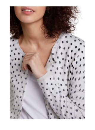 Oui Strickjacke weiss