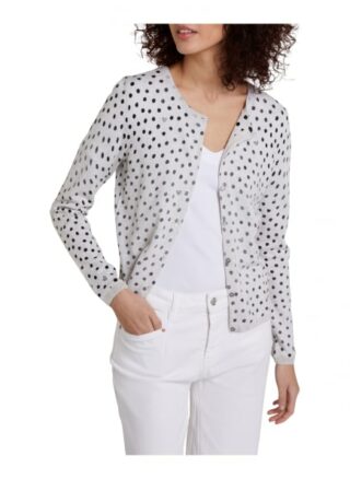 Oui Strickjacke weiss