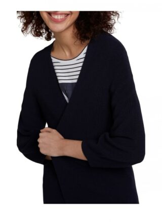 Oui Strickmantel blau