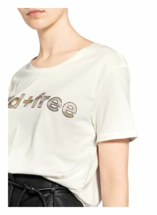 Oui T-Shirt Mit Schmucksteinbesatz weiss