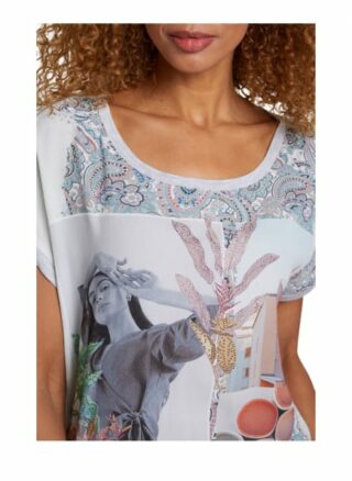 Oui T-Shirt gruen