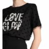 Oui T-Shirt schwarz