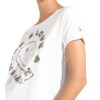 Oui T-Shirts Damen, Weiß