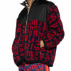 Palm Angels Blouson Im Materialmix rot