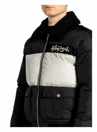 Palm Angels Blouson Herren, Schwarz