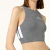 Palm Angels Cropped-Top grau