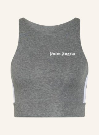 Palm Angels Cropped-Top grau
