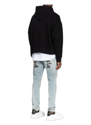 Palm Angels Oversized-Hoodie Mit Stickereien schwarz