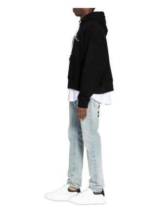 Palm Angels Oversized-Hoodie Mit Stickereien schwarz