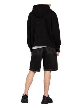 Palm Angels Oversized-Hoodie Herren, Schwarz
