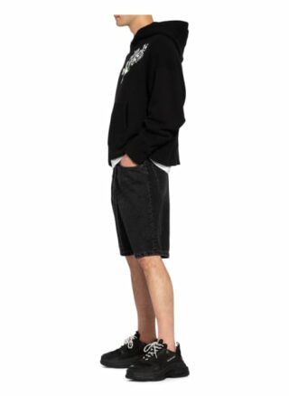 Palm Angels Oversized-Hoodie Herren, Schwarz
