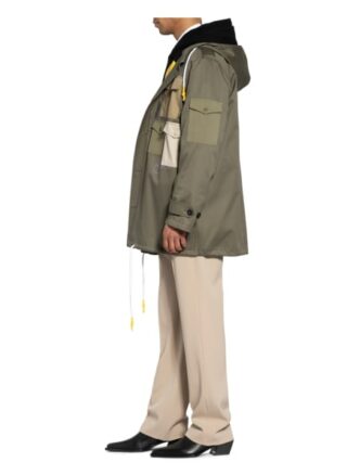 Palm Angels Oversized-Parka beige