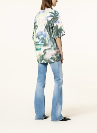 Palm Angels Oversized-Shirt beige
