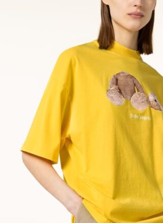 Palm Angels Oversized-Shirt gelb