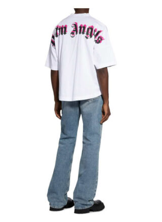 Palm Angels Oversized-Shirt weiss