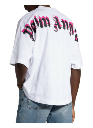 Palm Angels Oversized-Shirt weiss