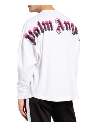 Palm Angels Oversized-Shirt weiss