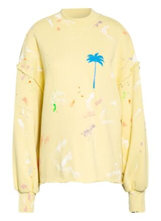 Palm Angels Oversized-Sweatshirt Palm Tree gelb