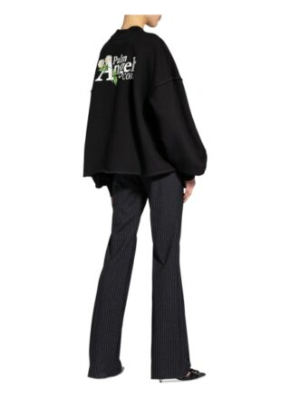 Palm Angels Oversized-Sweatshirt schwarz