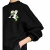 Palm Angels Oversized-Sweatshirt schwarz