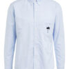 Palm Angels Oxfordhemd Regular Fit blau