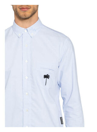 Palm Angels Oxfordhemd Regular Fit blau