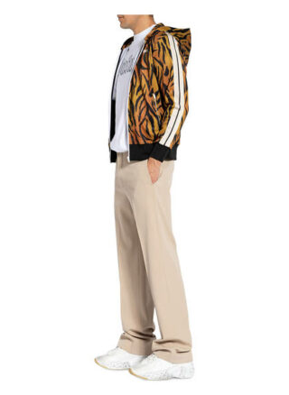 Palm Angels Sweatjacke Mit Galonstreifen braun