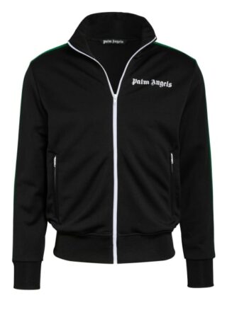 Palm Angels Sweatjacke Mit Galonstreifen schwarz