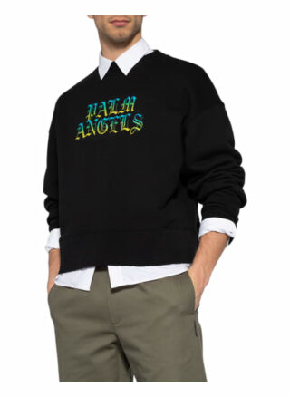 Palm Angels Sweatshirt Herren, Schwarz