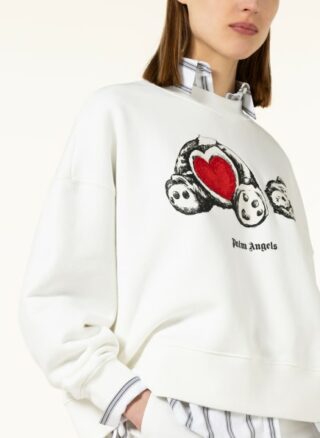 Palm Angels Sweatshirt weiss