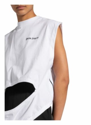 Palm Angels T-Shirt Mit Cut-Out weiss