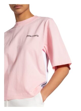 Palm Angels T-Shirt Mit Galonstreifen pink