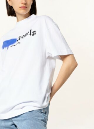 Palm Angels T-Shirt Mykonos weiss