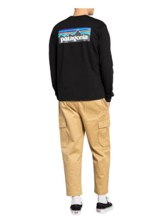 Patagonia Longsleeve P-6 schwarz