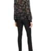 Patrizia Pepe Bluse Mit Volantbesatz schwarz