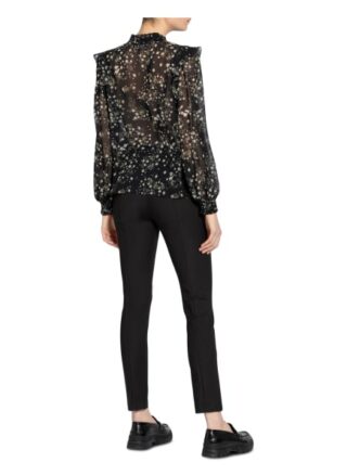 Patrizia Pepe Bluse Mit Volantbesatz schwarz