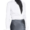 Patrizia Pepe Body-Bluse weiss